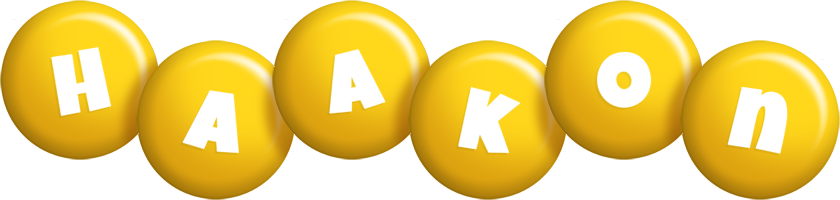 Haakon candy-yellow logo