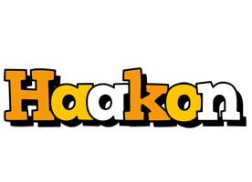 Haakon cartoon logo