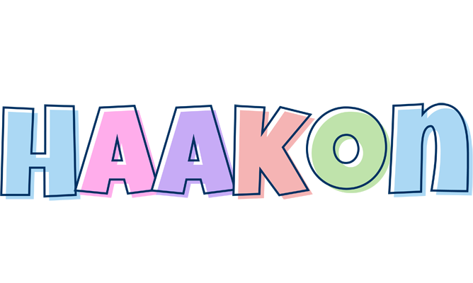 Haakon pastel logo