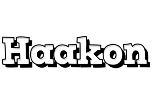 Haakon snowing logo