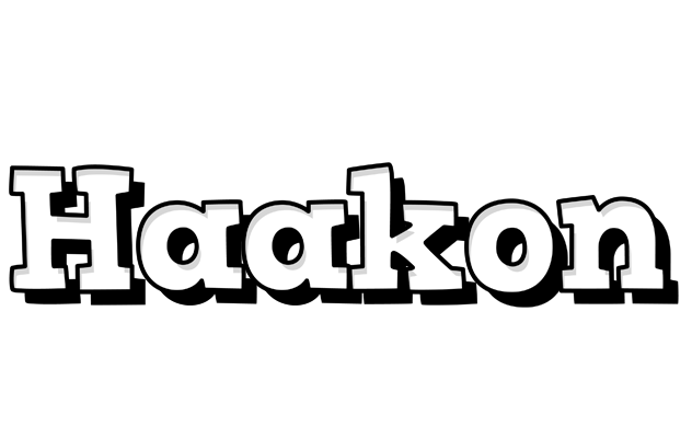 Haakon snowing logo