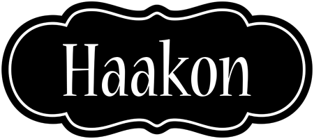 Haakon welcome logo
