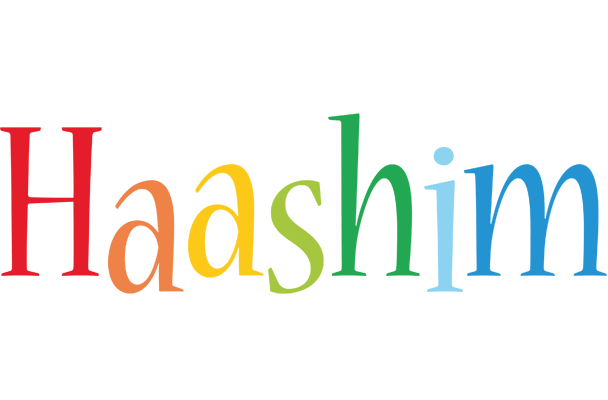 Haashim birthday logo