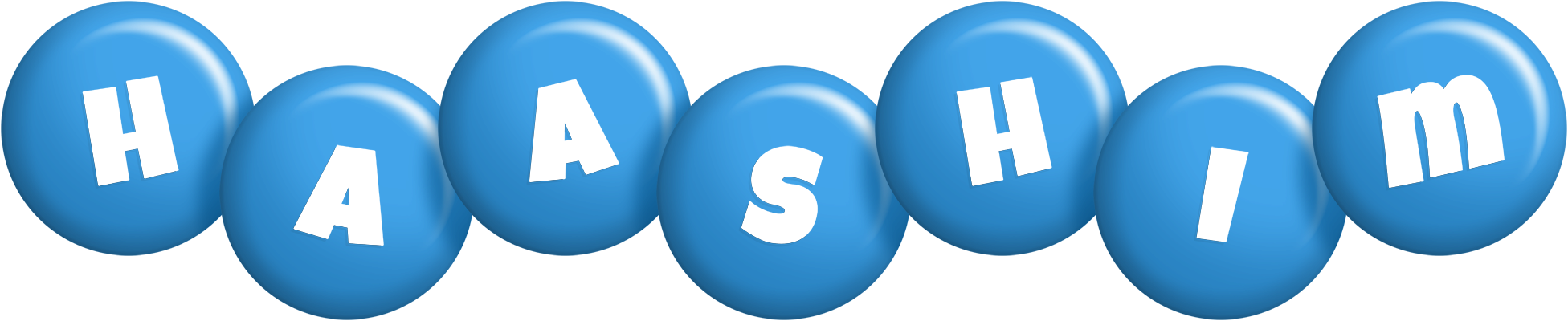 Haashim candy-blue logo