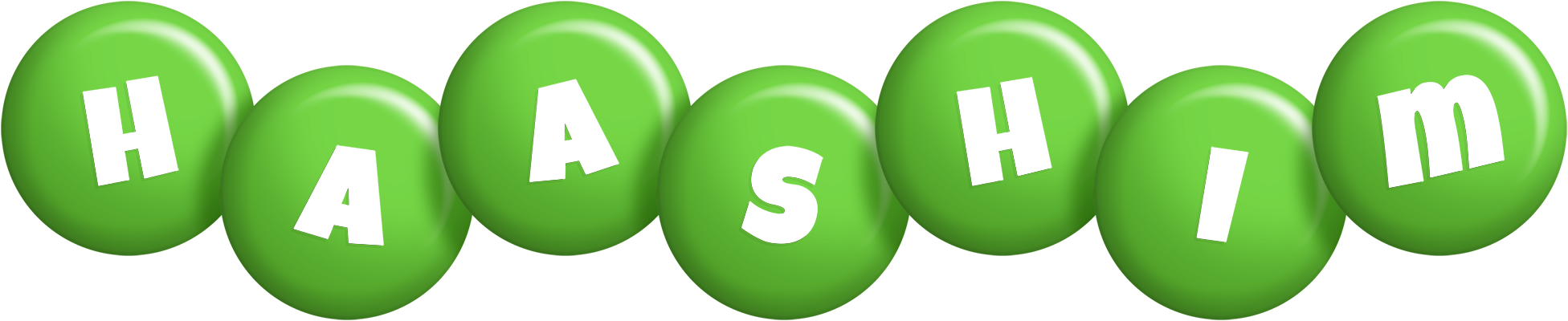 Haashim candy-green logo