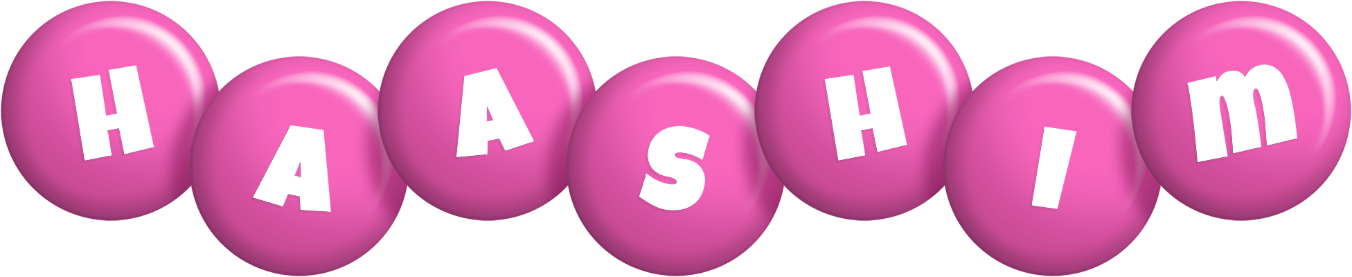 Haashim candy-pink logo