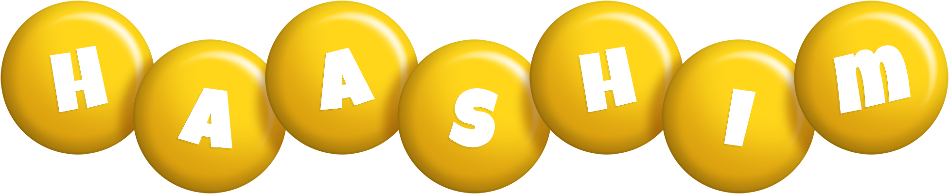 Haashim candy-yellow logo