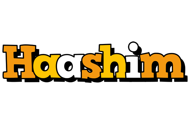 Haashim cartoon logo