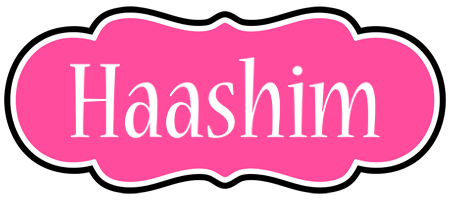 Haashim invitation logo