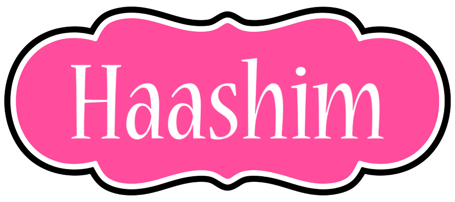 Haashim invitation logo