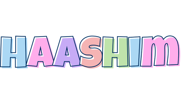 Haashim pastel logo