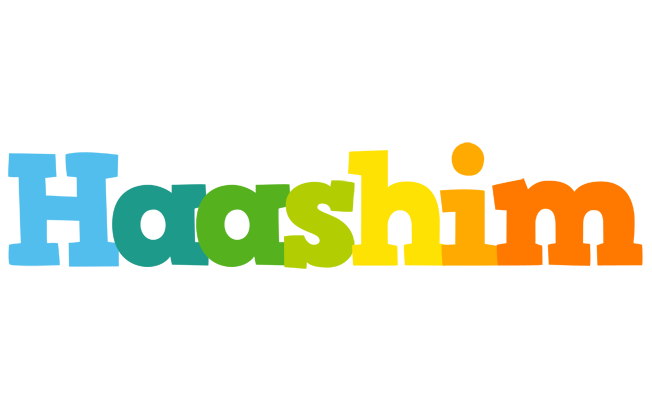 Haashim rainbows logo
