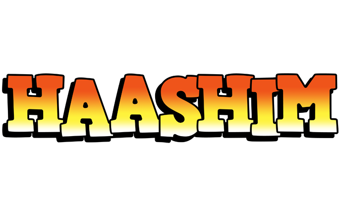 Haashim sunset logo