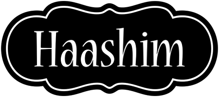 Haashim welcome logo