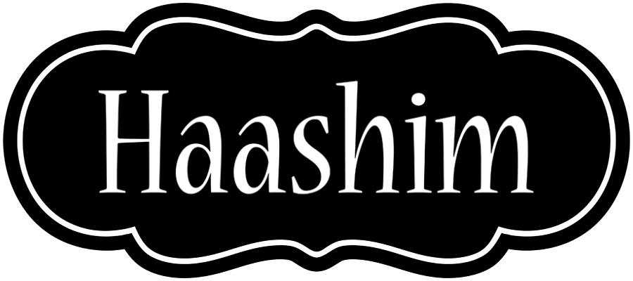 Haashim welcome logo