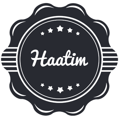 Haatim badge logo