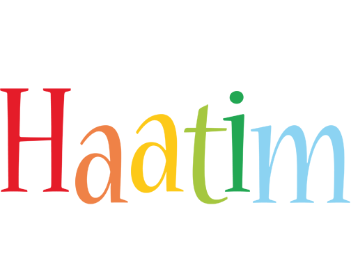 Haatim birthday logo