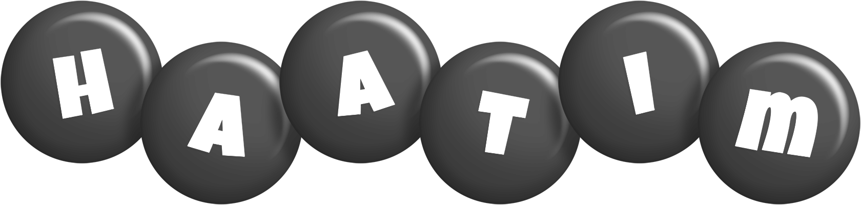 Haatim candy-black logo