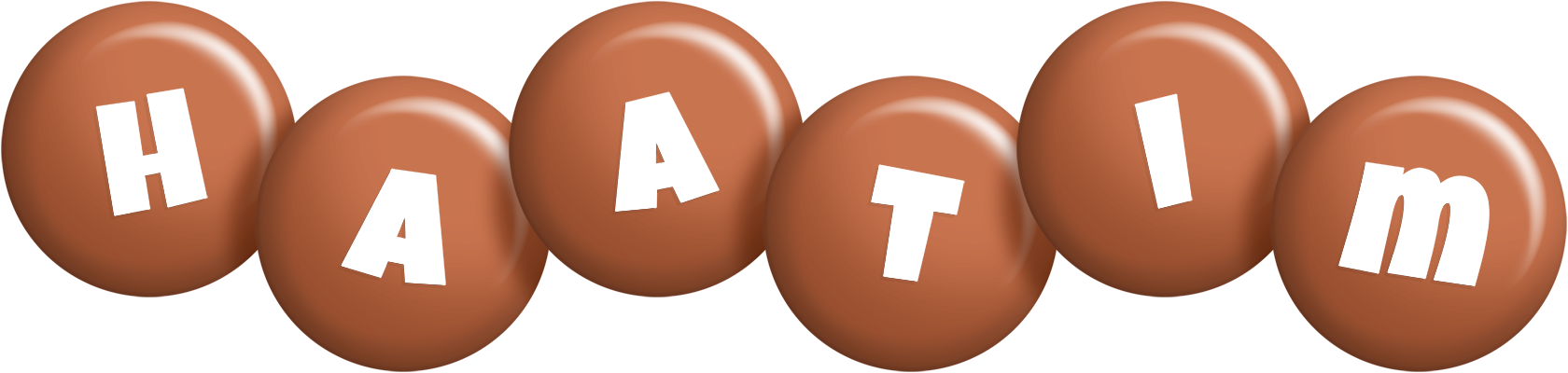 Haatim candy-brown logo