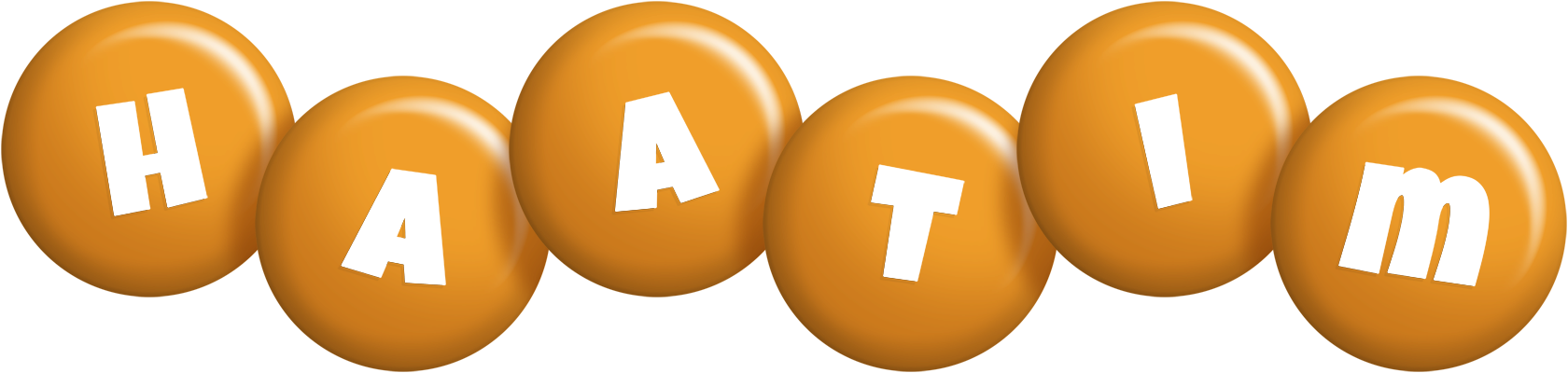 Haatim candy-orange logo