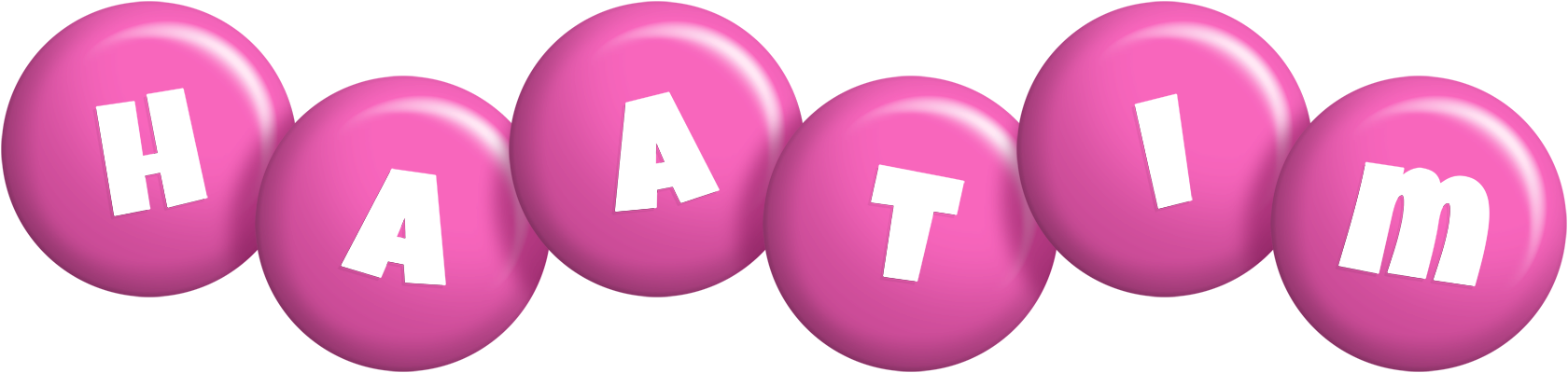 Haatim candy-pink logo