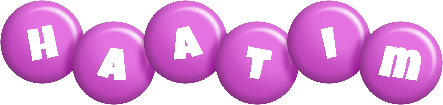 Haatim candy-purple logo