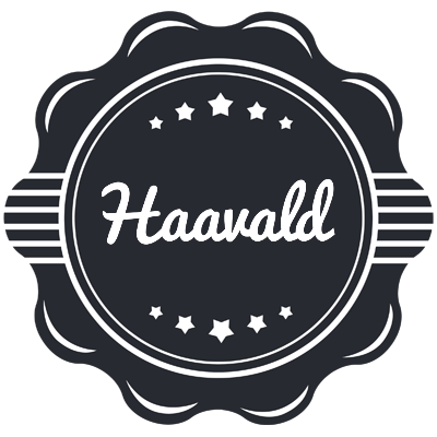 Haavald badge logo
