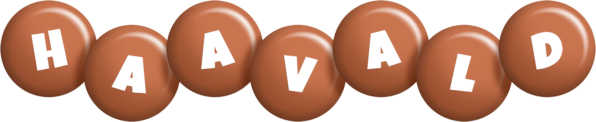 Haavald candy-brown logo