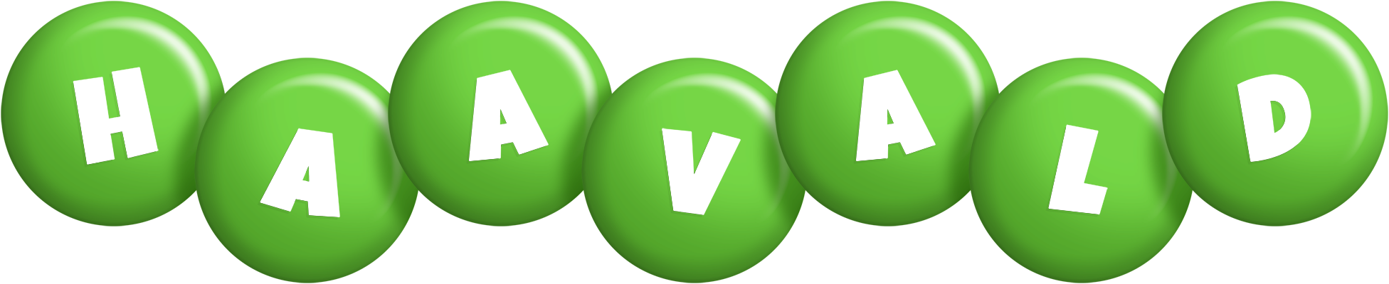 Haavald candy-green logo