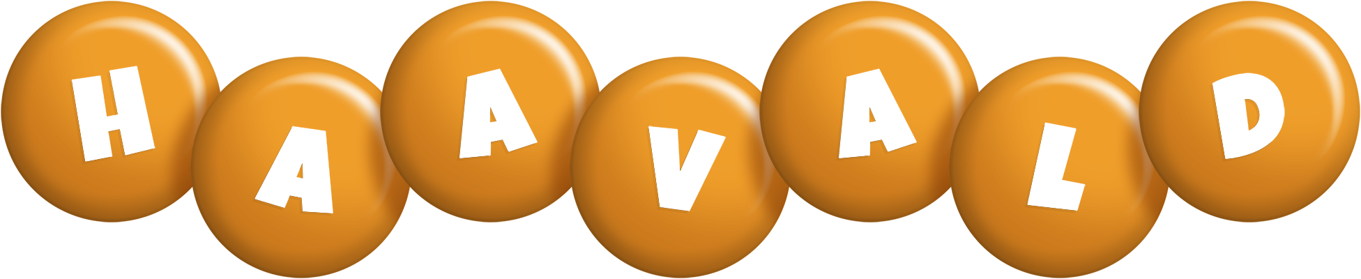 Haavald candy-orange logo