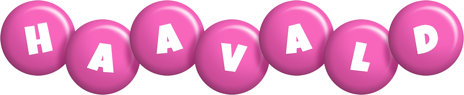 Haavald candy-pink logo
