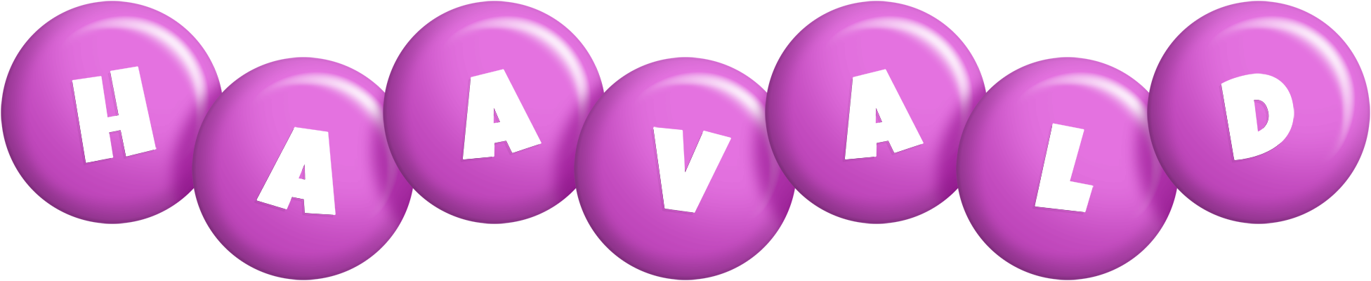 Haavald candy-purple logo