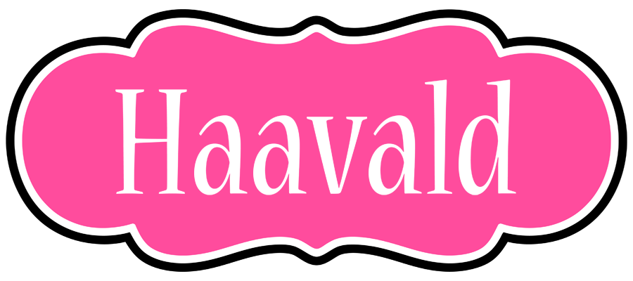 Haavald invitation logo