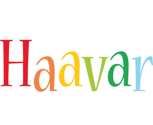 Haavar birthday logo