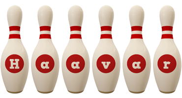 Haavar bowling-pin logo
