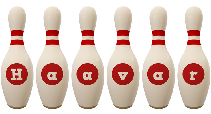 Haavar bowling-pin logo