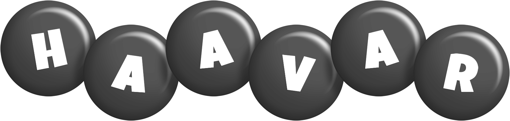 Haavar candy-black logo