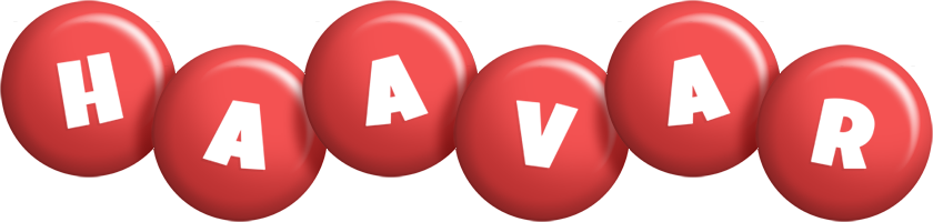 Haavar candy-red logo
