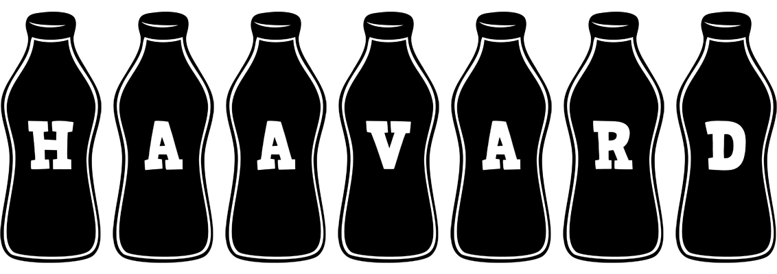 Haavard bottle logo