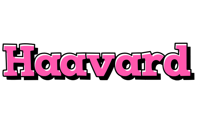 Haavard girlish logo
