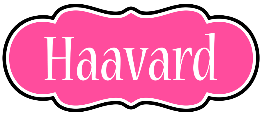 Haavard invitation logo