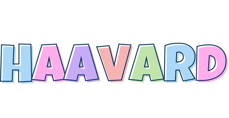 Haavard pastel logo