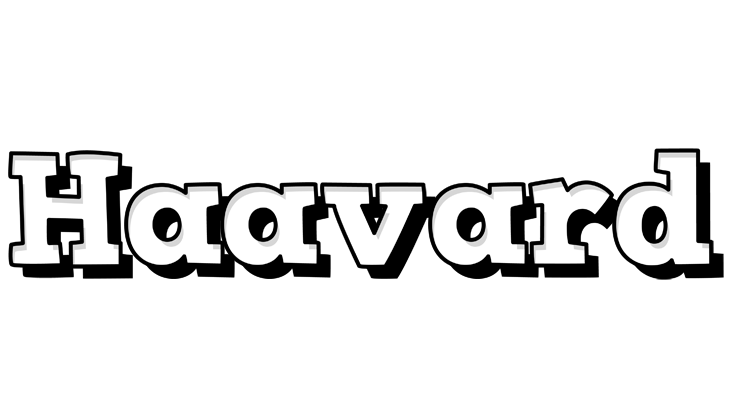 Haavard snowing logo