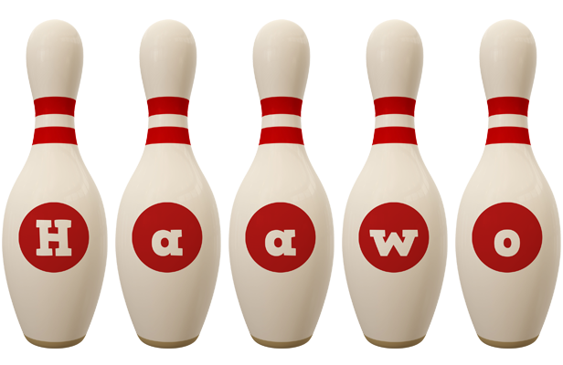 Haawo bowling-pin logo