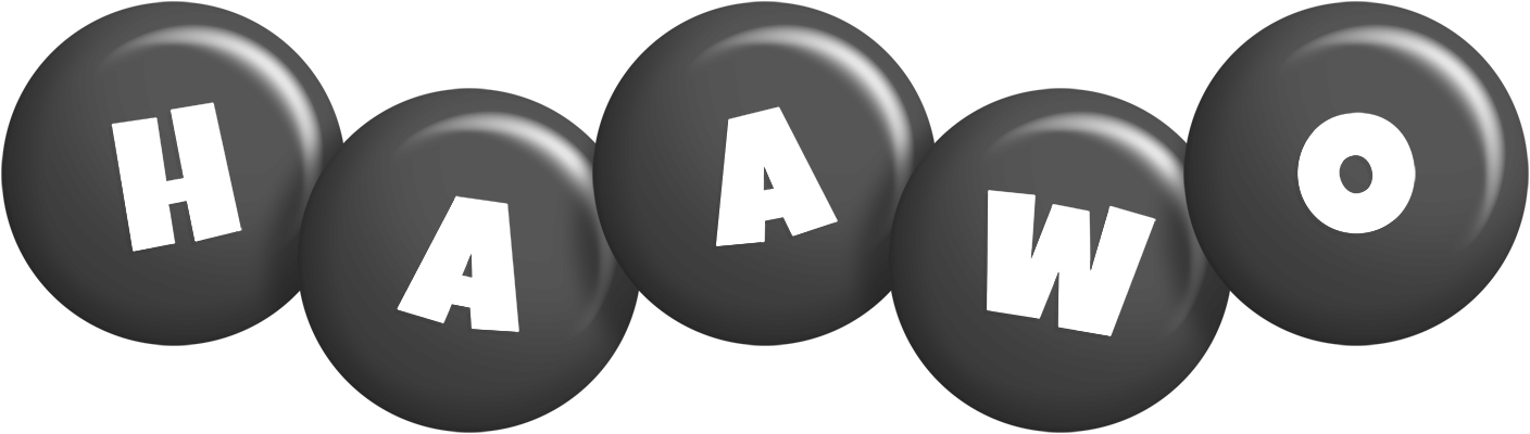 Haawo candy-black logo