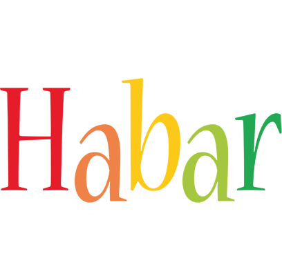 Habar birthday logo