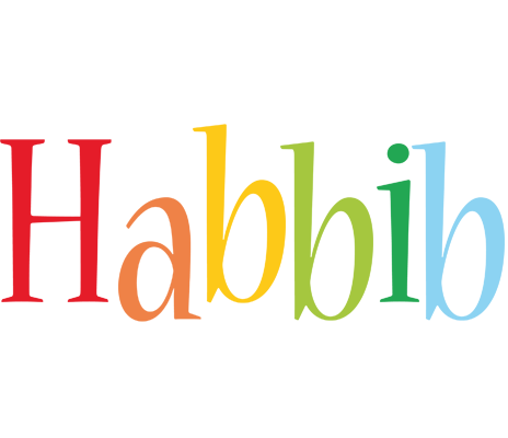Habbib birthday logo