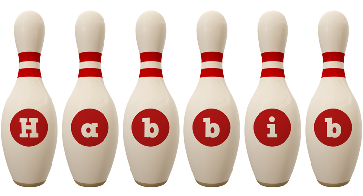 Habbib bowling-pin logo
