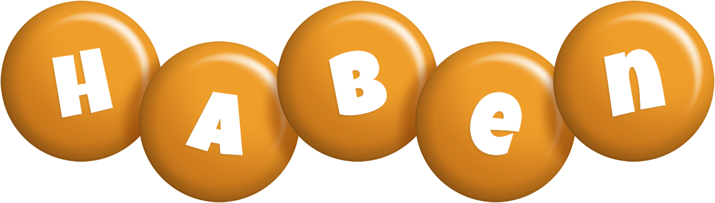 Haben candy-orange logo