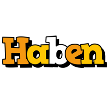 Haben cartoon logo